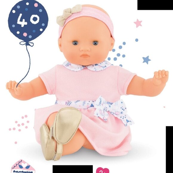 Corolle Mon Grand Poupon Leonie Doll Baby 40th Anniversary  14" New in Box - Picture 3 of 16